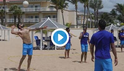 WATCH: Stuart Binny turns commentator as Team India plays beach volleyball