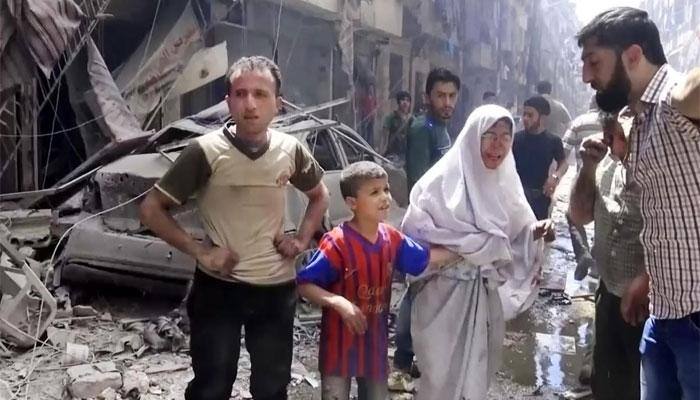 38 civilians killed in rebel fire in Syria's Aleppo