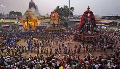 Man held for climbing chariot during Ratha Yatra