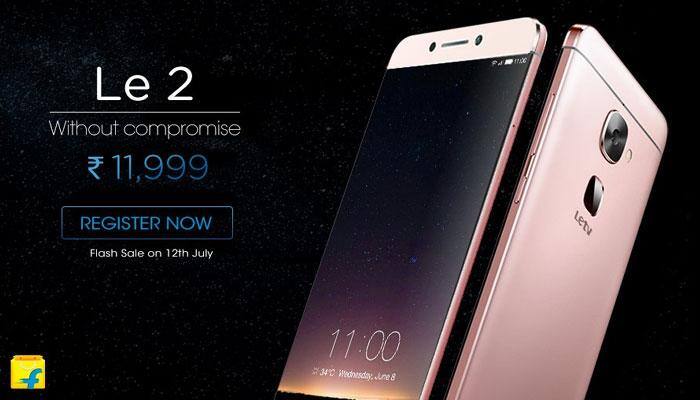 LeEco Le 2 smartphone third flash sale on July 12, registrations open