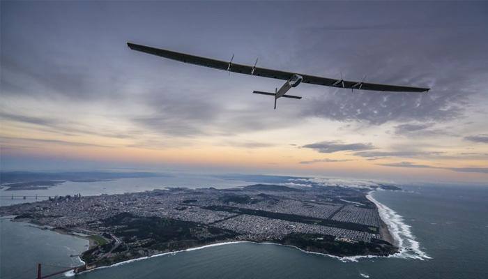 Solar Impulse 2 takes off from Seville in Spain to Egypt- Watch