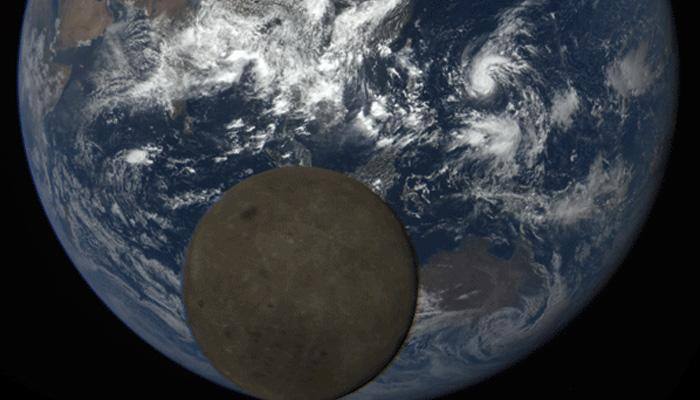 Wow! NASA&#039;s EPIC camera catches moon &#039;photobombing&#039; Earth (Watch video)