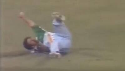 VIDEO: UNBELIEVABLE! Watch Sachin Tendulkar's MIND-BLOWING catch vs Pakistan