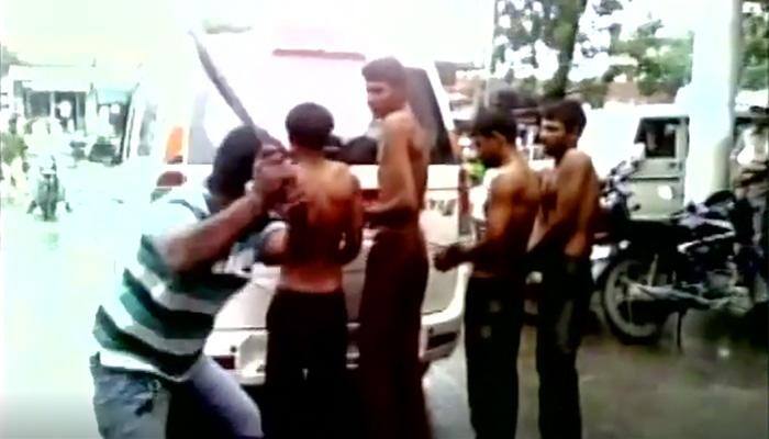 Brutal: Shiv Sena leader-led cow vigilantes strip, thrash dalit men — Watch video