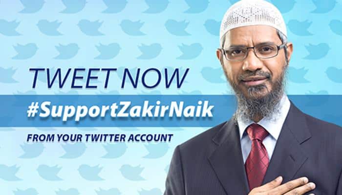 Zakir Naik alleges 'media trials', seeks support on Facebook, Twitter