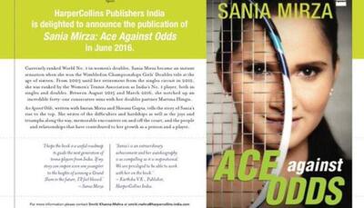 SRK launches Sania Mirza​'s book 'Ace Against Odds', labels Tennis star 'Rani of Racket'