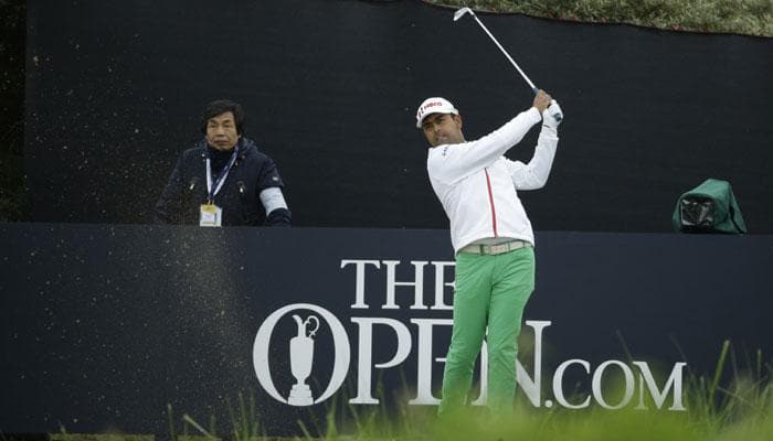 Anirban Lahiri tied 22nd despite cold putter at British Open