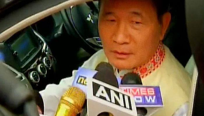 Congress' Pema Khandu meets Arunachal Pradesh Governor, stakes claim to form govt