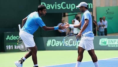 Leander Paes -  Rohan Bopanna seal Davis Cup Play-offs place for India with a win