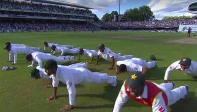 WATCH: WHOA! Pakistan cricketers do push-ups to celebrate brilliant win against England at Lord's
