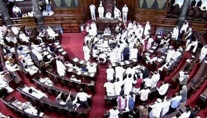 Rajya Sabha adjourned briefly following uproar