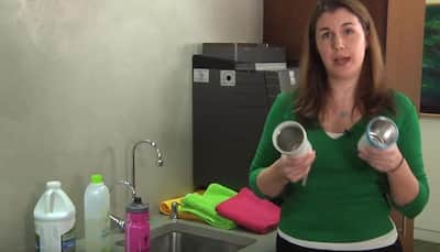 Want to clean your water bottles? Watch this video to learn how!