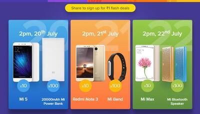 Mi 2nd Anniversary 3-Day Carnival begins; get Xiaomi Redmi Note 3, Mi 5, Mi Max at Re 1