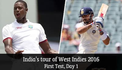 West Indies vs India, 1st Test, Day 1 — Dhawan, Kohli put up good show