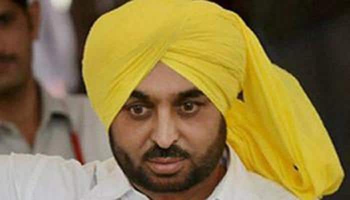  Parliament witnessed uproarious scenes AAP leader Bhagwant Mann's video
