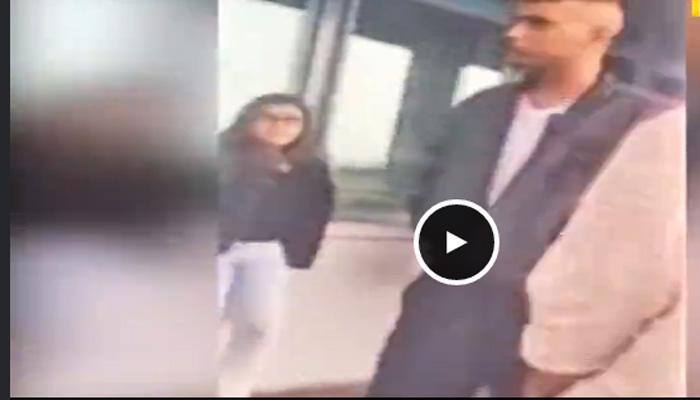 Viral Video: Stranger forcefully kisses girl in public, no one comes to rescue - See reaction