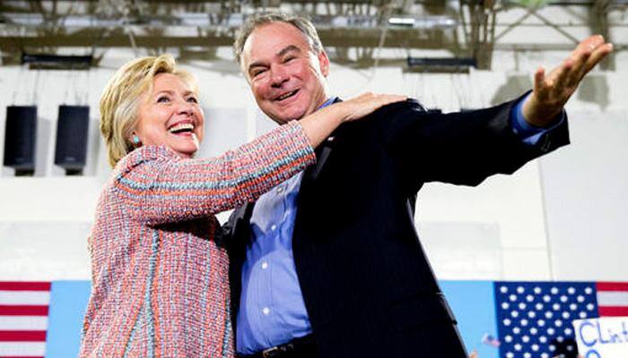 Democrat Hilary Clinton picks Kaine as vice presidential running mate