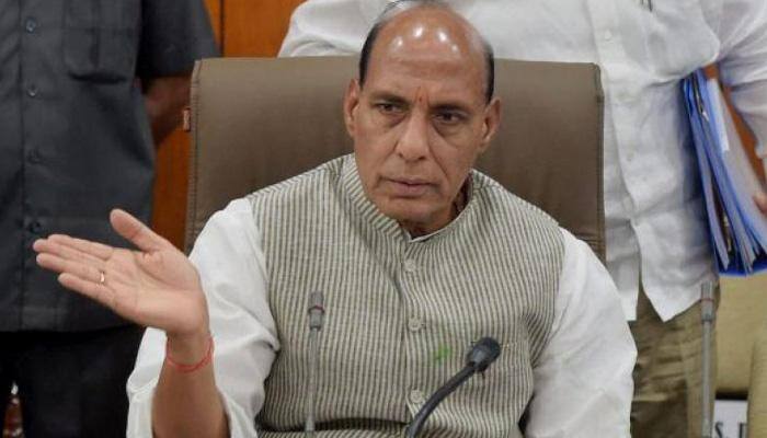 Kashmir violence: Avoid using pellet guns against protesters as far as possible, Rajnath Singh tells security forces