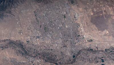 Watch: Jeff Williams shares spectacular view of Albuquerque, New Mexico from space!