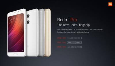 Xiaomi Redmi Pro with dual rear cameras, OLED display, 128GB memory launched