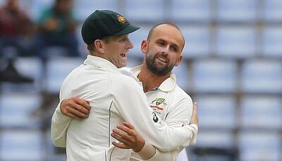 Nathan Lyon joins Muttiah Muralitharan and Harbhajan Singh in the 200-test-wicket club