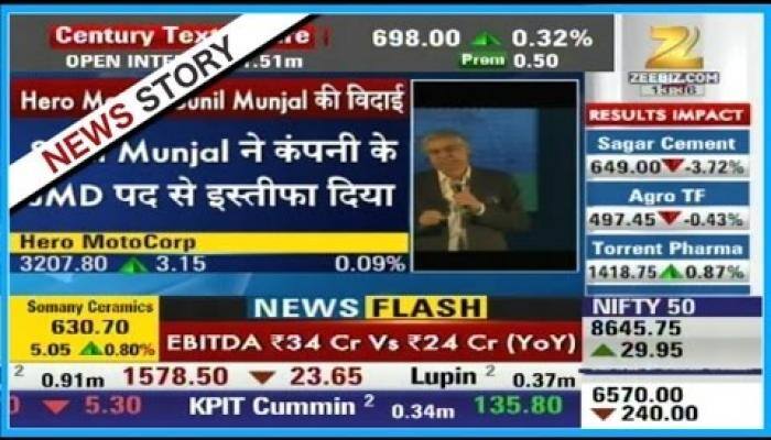 Sunil Munjal resigns from JMD post in Hero Motocorp