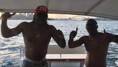 WATCH: Chris Gayle, Dwayne Bravo party like rockstars on a yacht in Sydney