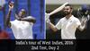 West Indies vs India, 2nd Test, Day 2 — KL Rahul ton consolidates India's position