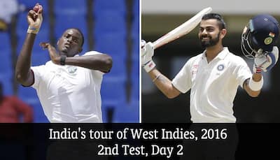 West Indies vs India, 2nd Test, Day 2 — KL Rahul ton consolidates India's position