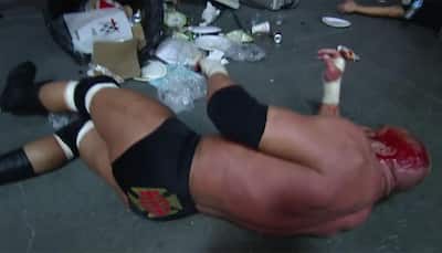 WATCH: HORRIFIC! Bloodthirsty Roman Reigns brutalizes Triple H in WWE's ultimate brawl!