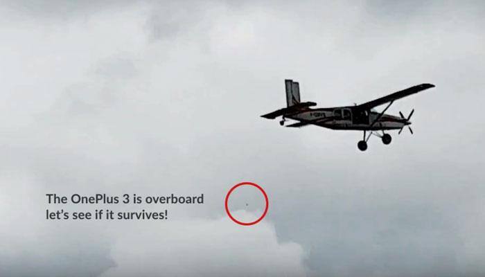 Watch to believe it! OnePlus 3 dropped from 750 feet high; see what happens next