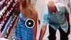 What a shame! Elderly man caught taking photo under a girl's skirt – Watch video