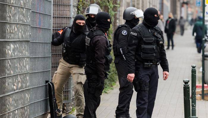 Belgian police officers hurt by machete-wielding assailant shouting &#039;Allahu akbar&#039;