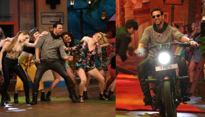 Akshay Kumar promotes 'Rustom' amid laughter strokes on 'The Kapil Sharma Show'—See pics