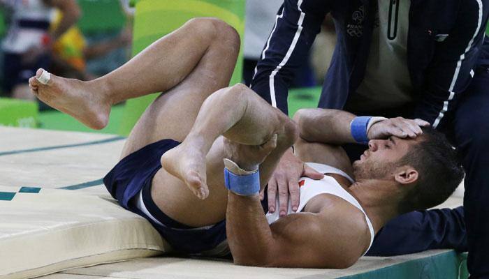 REVEALED: French gymnast tells why he didn't scream despite breaking leg after horrible landing