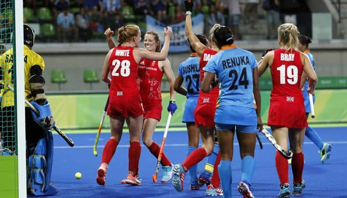 Great Britain outclass India 3-0 in women&#039;s hockey at Rio Olympics