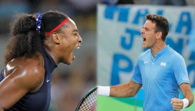 Olympics 2016: Serena Williams struggles, del Potro blasts punch-up