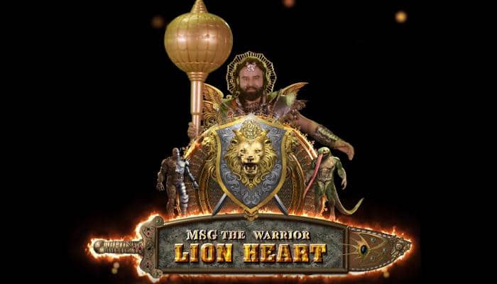 Motion poster of saint Dr Gurmeet Ram Rahim Singh Ji Insan&#039;s &#039;MSG The Warrior – Lion Heart&#039; is HERE