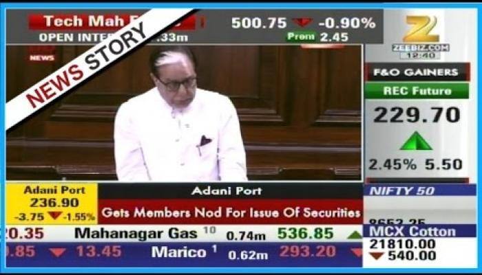 Dr. Subhash Chandra asks question to Finance Minister Arun Jaitley in Rajya Sabha