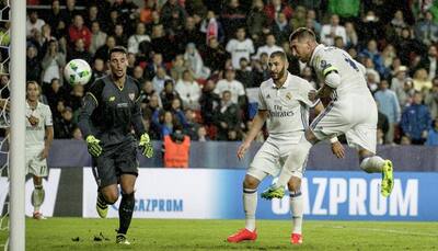 European Supercup: Last-gasp Real Madrid break Sevilla hearts