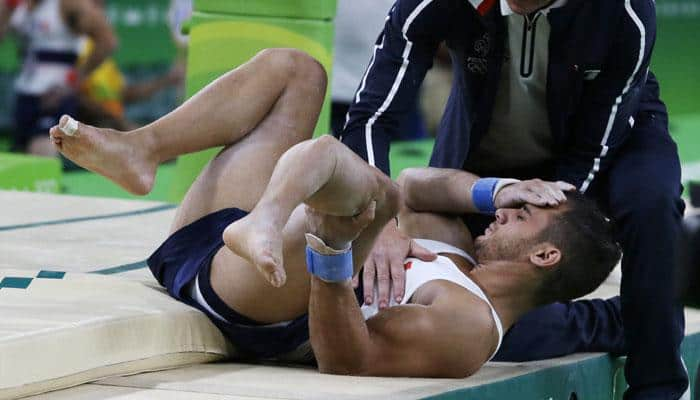 Rio Olympics: WOW! French gymnast who broke leg after horrible landing is already walking