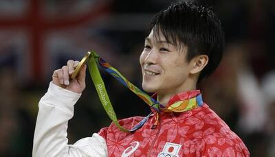 Japan's Kohei Uchimura becomes first gymnast in 44-years to defend Olympic all around title