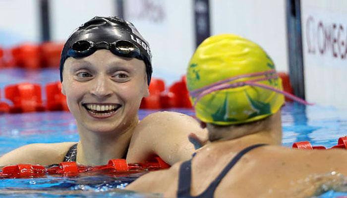 Rio 2016: Katie Ledecky bags third gold as Team USA clinches women`s 4x200m freestyle relay