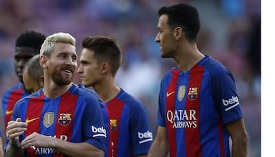 Messi leads Barcelona to 3-2 win over Sampdoria