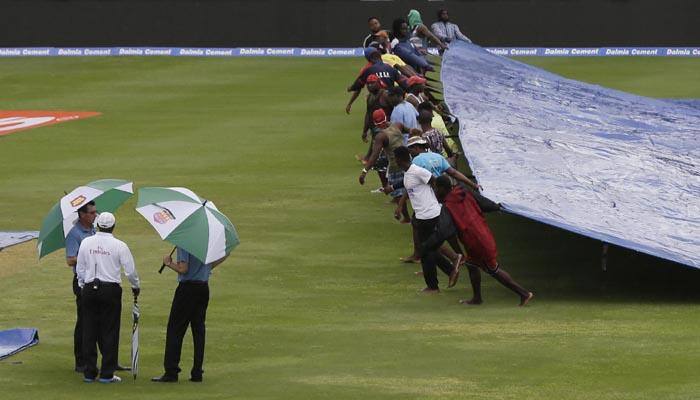 India Vs West Indies 3rd Test: Rain plays the spoil sport for the cricket fans 