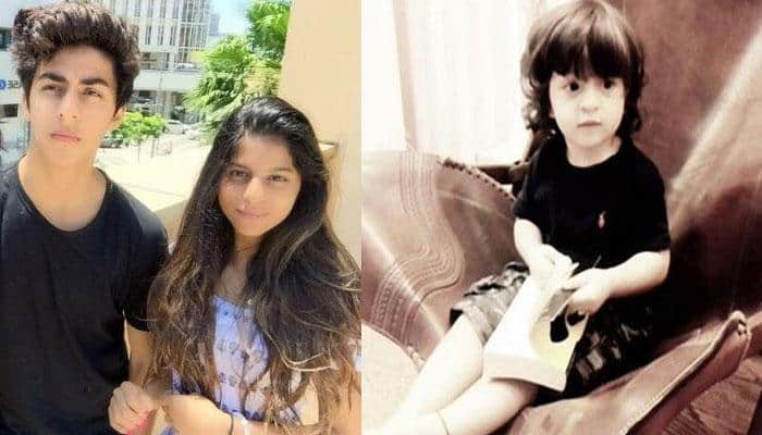 Awwdorable: Shah Rukh Khan’s children Aryan, Suhana, AbRam clicked together! - Pic inside