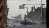 OMG! Speeding car hits scooter at intersection, guy flies 10 feet in the air – WATCH Viral Video