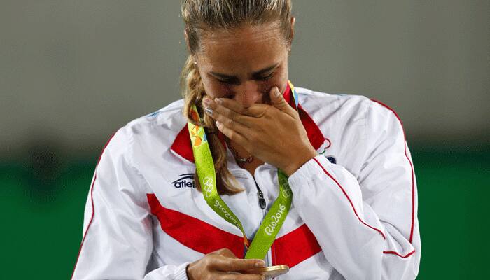 Rio Olympics: Tearful Monica​ Puig wins Puerto Rico&#039;s first ever gold