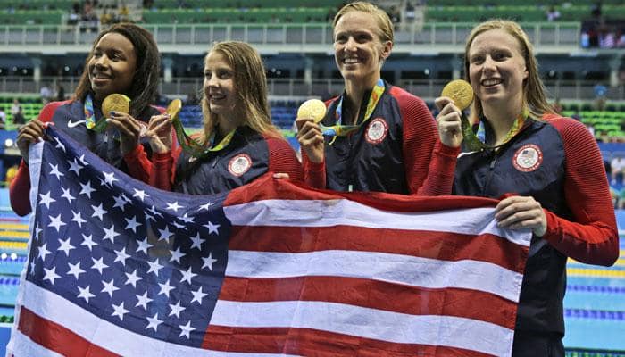 EPIC: United States win 1,000th Summer Olympic gold medal at Rio