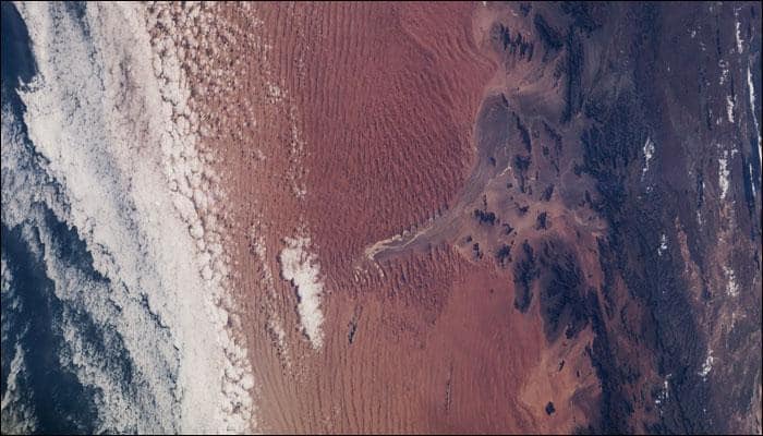 ISS astronaut Jeff Williams spots an elephant in the dunes of Namibia Sossusvlei! - See pic